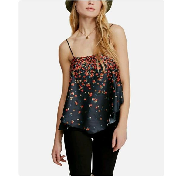Free People Floral Camisole Top - Picture 1 of 12